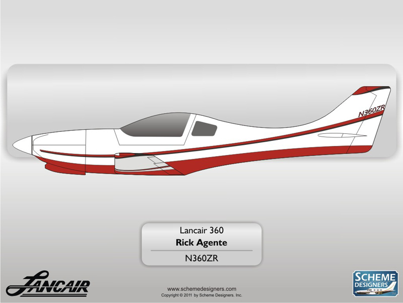 Lancair 360 N360ZR by Scheme Designers