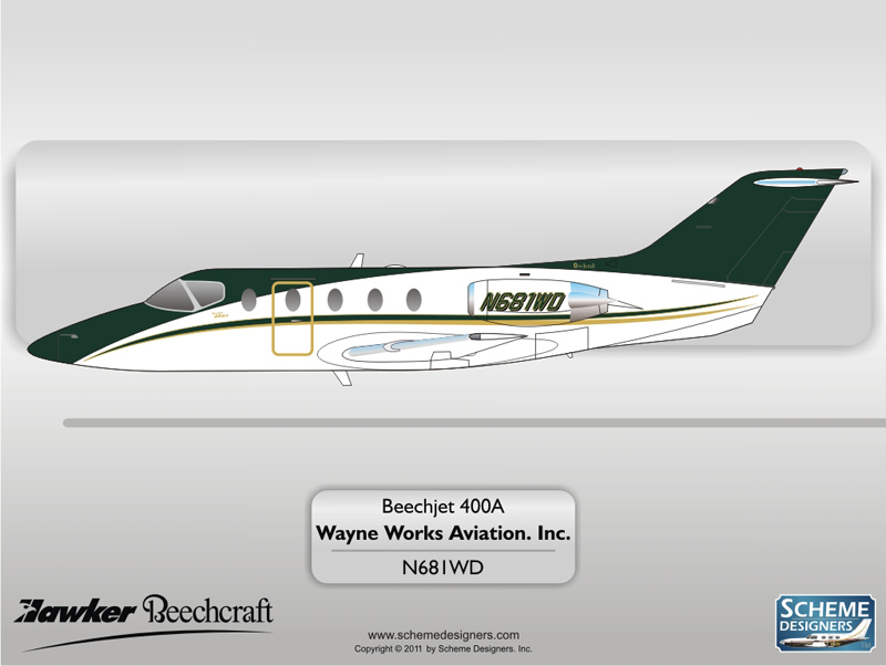 Beechcraft Beechjet 400A by Scheme Designers