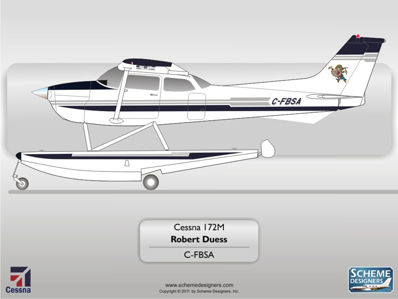 Cessna C172M C-FBSA by Scheme Designers