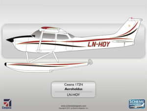 Cessna C172N LN-HOY by Scheme Designers