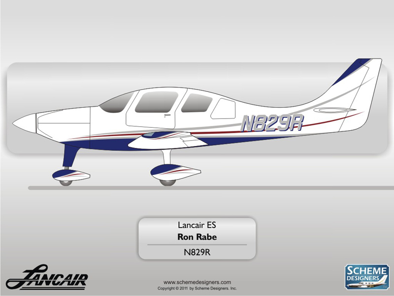 Lancair ES N829R by Scheme Designers