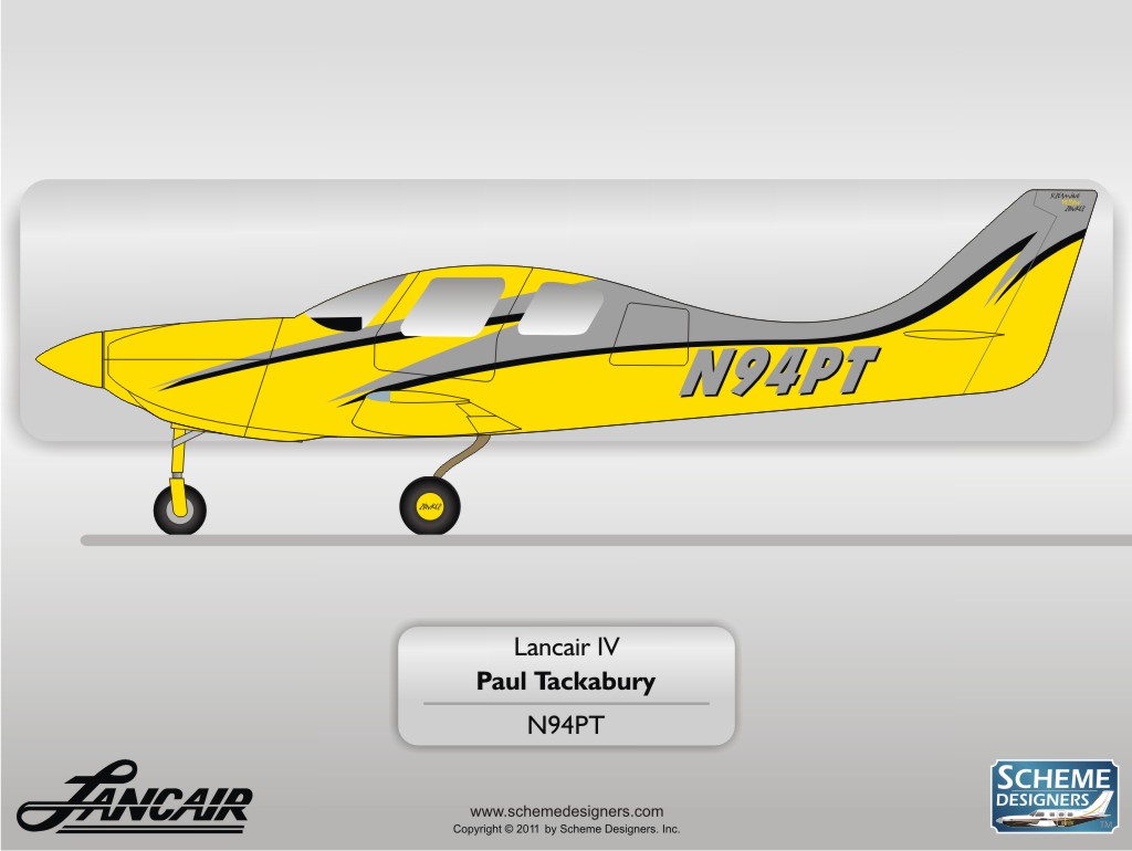 Lancair IV N94PT by Scheme Designers