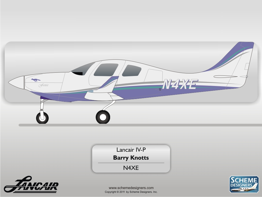 Lancair IV P-N4XE by Scheme Designers