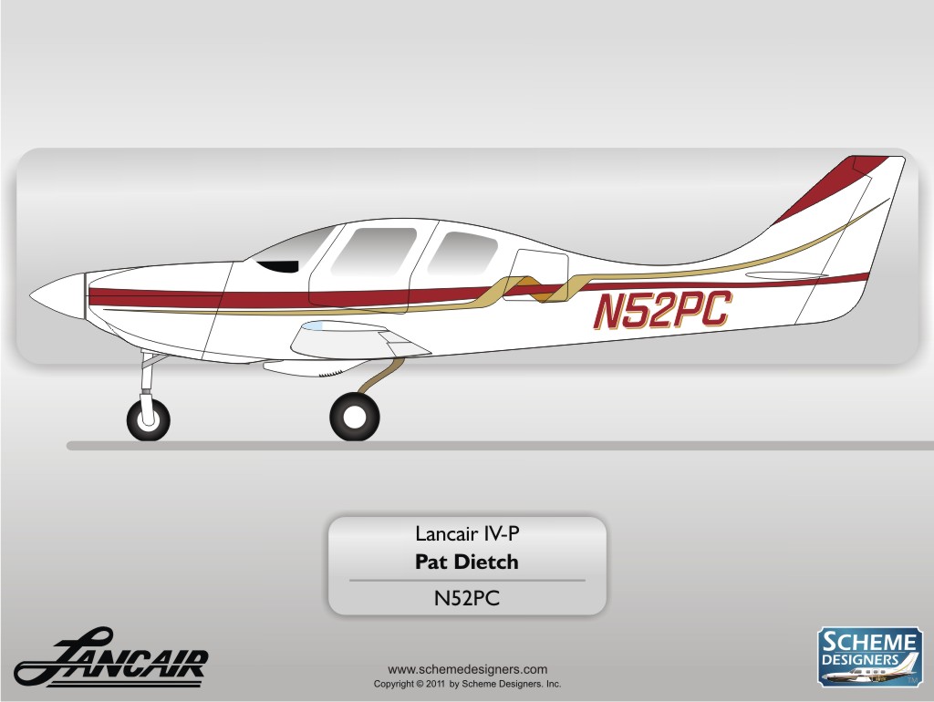 Lancair IV P-N52PC by Scheme Desginers