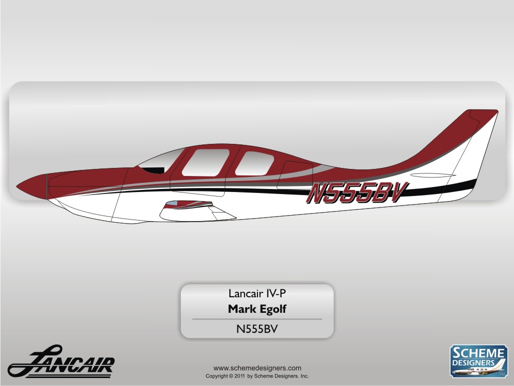 Lancair IV P-N555BV by Scheme Designers