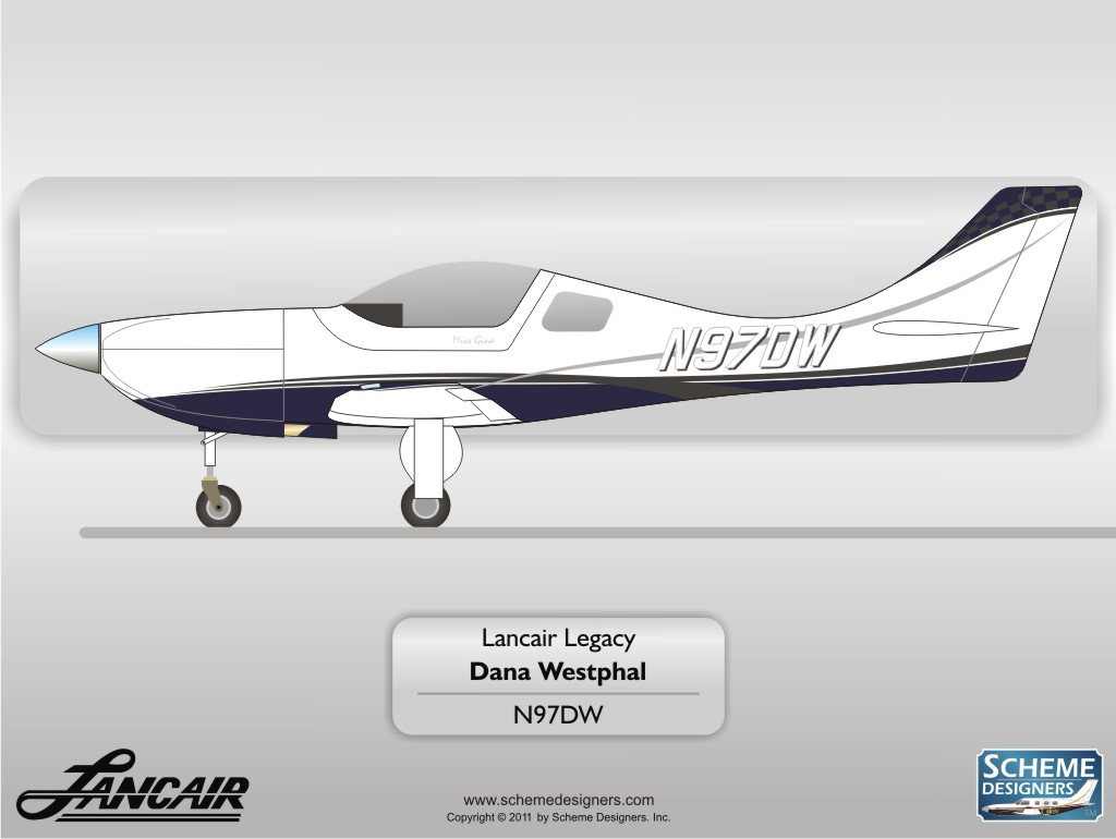 Lancair Legacy N97DW by Scheme Designers