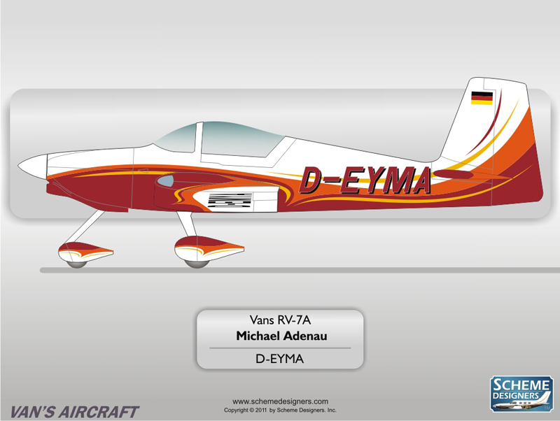 Vans Aircraft RV-7A D-EYMA by Scheme Designers