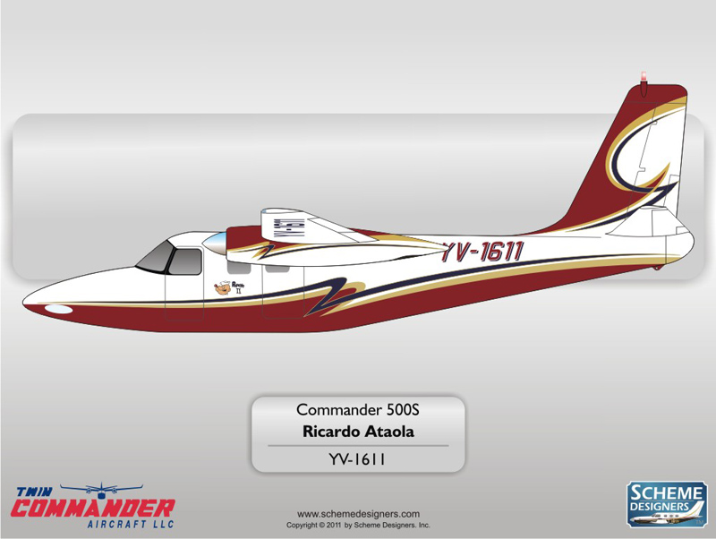 Twin Commander 500S YV-1611 by Scheme Designers