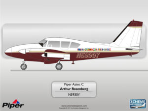 Piper AztecC N5930Y by Scheme Designers