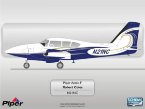 Piper Aztec F N21NC by Scheme Designers