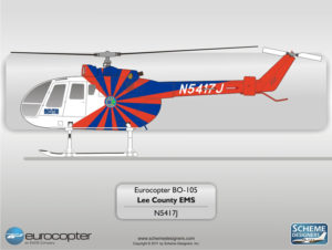 Eurocopter BO-105 N5417J by Scheme Designers