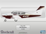 Beechcraft Baron B55 N145D by Scheme Designers
