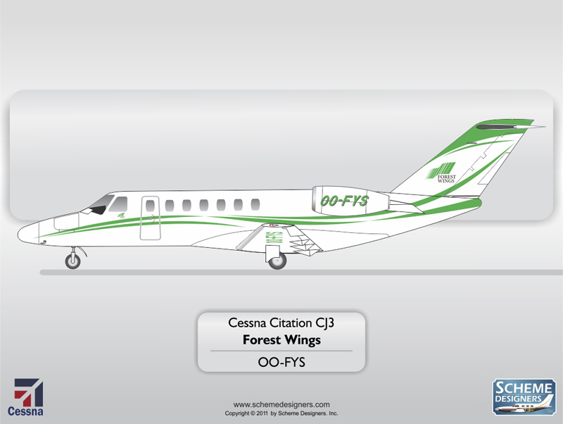 Cessna Citation CJ3 OO-FYS