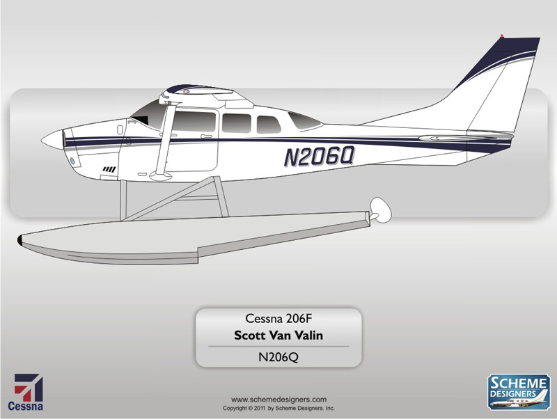 Cessna C206F N206Q by Scheme Designers