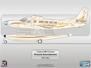 Cessna C208 Caravan-N711AU by Scheme Designers