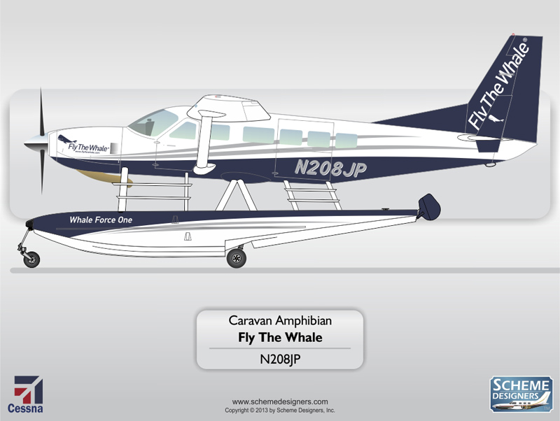 Cessna 208 Caravan Amphibian Fly the Whale