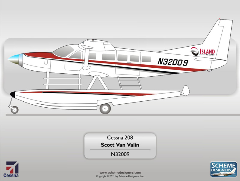 Cessna C208 N32009 by Scheme Designers