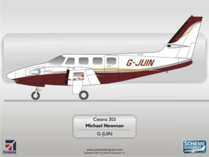 Cessna 303-G-JUIN-1 by Scheme Designers