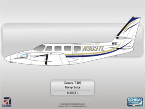 Cessna 303 N303TL by Scheme Designers