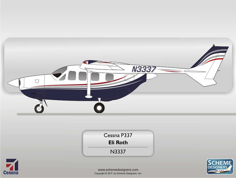Cessna P337 N3337 by Scheme Designers