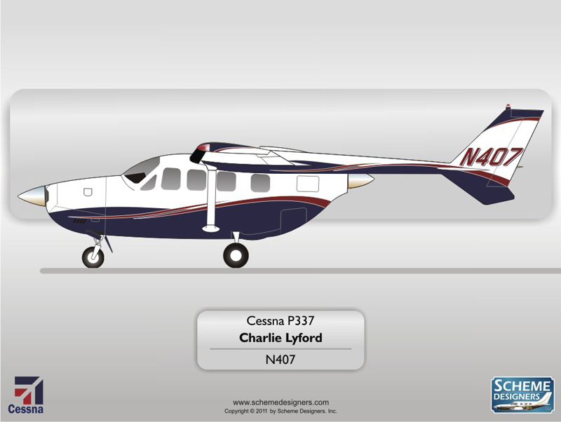 Cessna P337 N407 by Scheme Designers