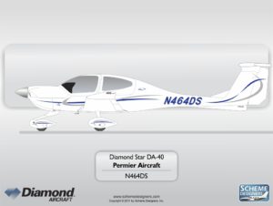 Diamond DA-40 N464DS