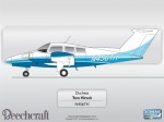 Beechcraft Duchess N456TH by Scheme Designers