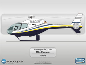 Eurocopter EC-120B N40UK by Scheme Designers