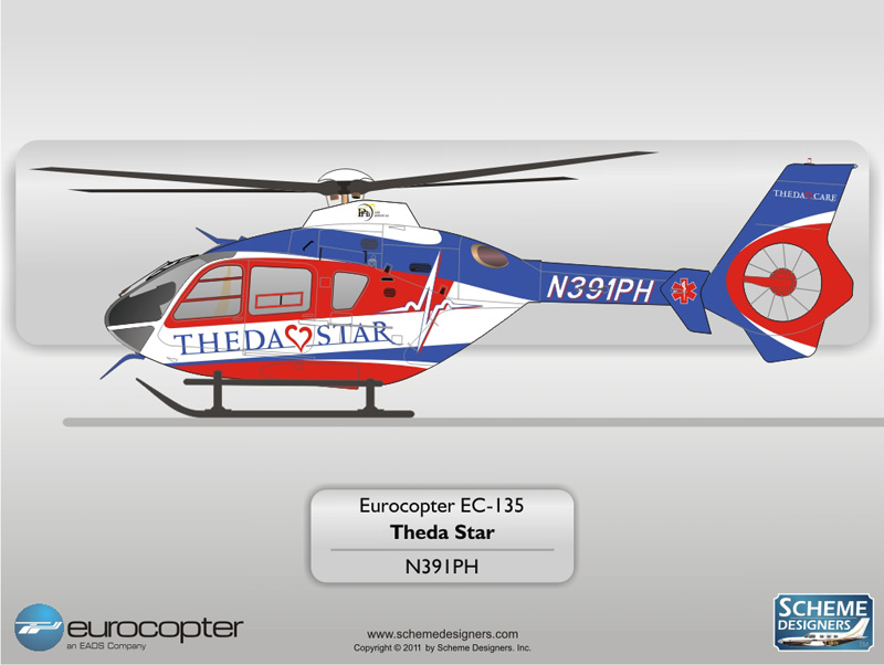 Eurocopter EC-135 N391PH by Scheme Designers