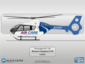 Eurocopter EC-135 N39RX by Scheme Designers
