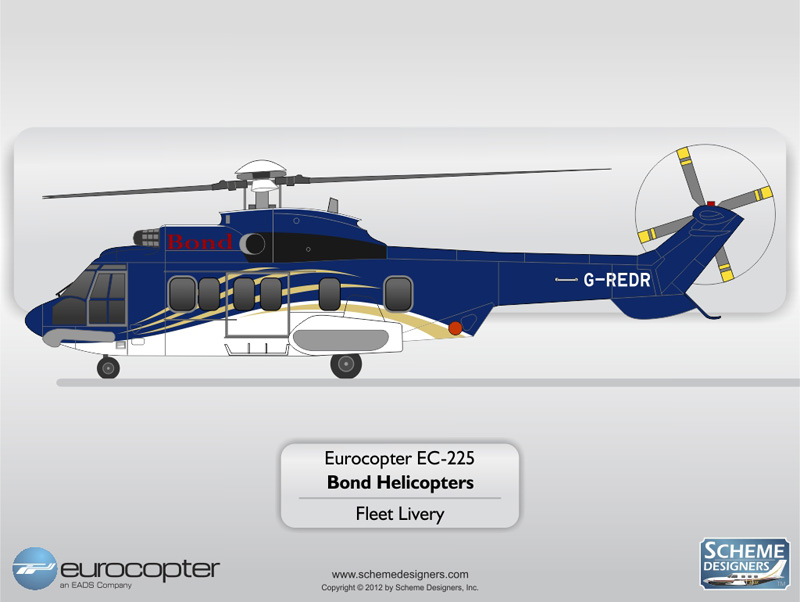 Eurocopter EC-225 G-REDR by Scheme Designers