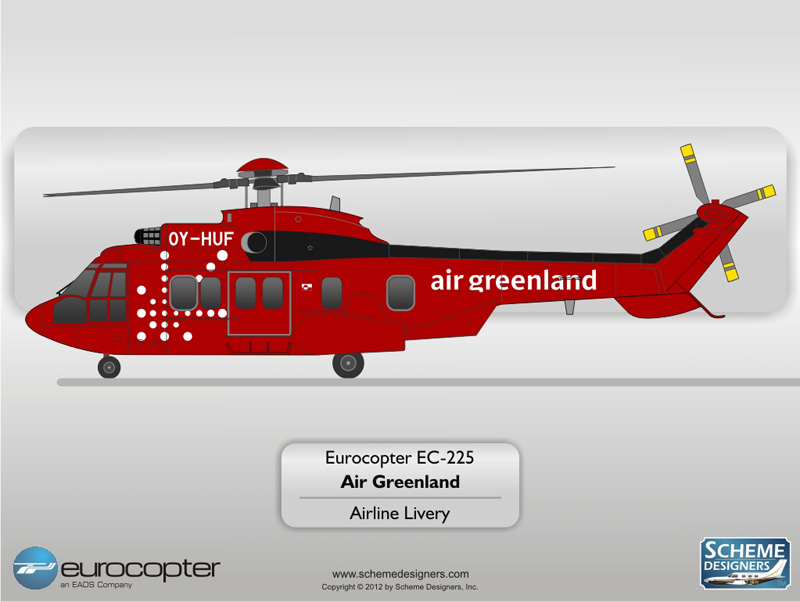 Eurocopter EC-225 OY-HUF by Scheme Designers