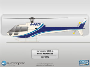 Eurocopter EC-350B 2-G-PBZN by Scheme Designers