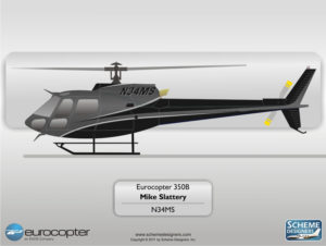 Eurocopter EC-350B N34MS by Scheme Designers