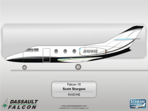 Dassault Falcon10 N101HS