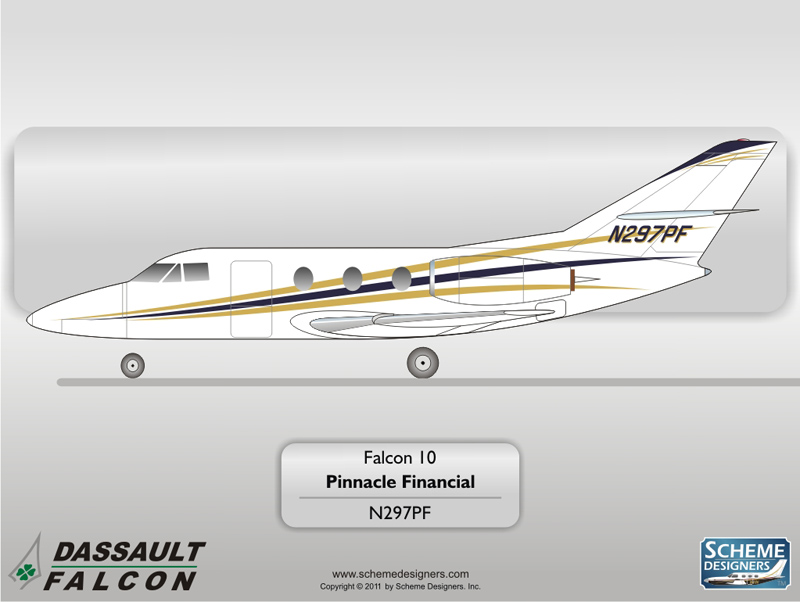 Dassault Falcon 10 N297PF