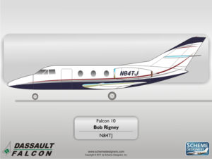 Dassault Falcon 10 N84TJ