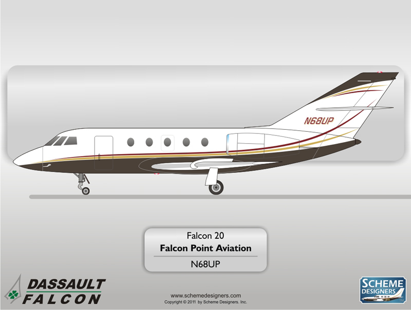 Dassault Falcon 20F N68UP