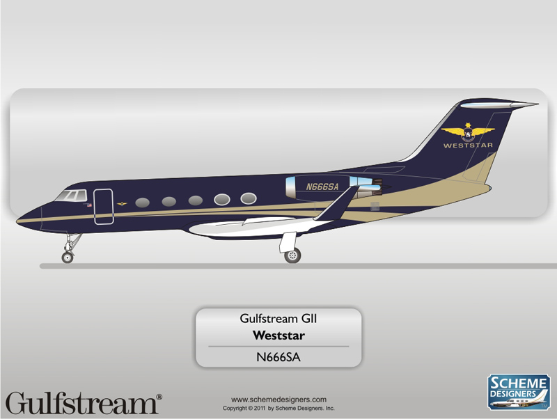 Gulfstream G200 N666SA