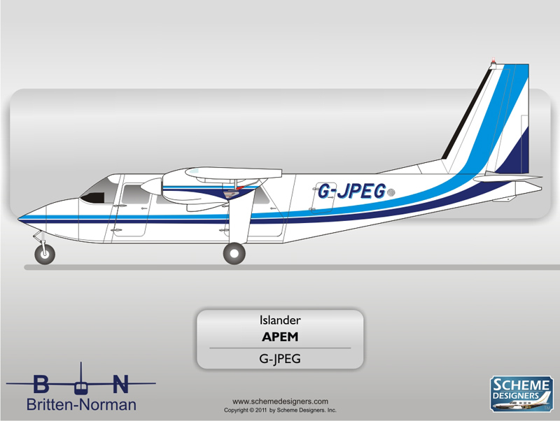 Britten-Norman Islander G-JPEG by Scheme Designers