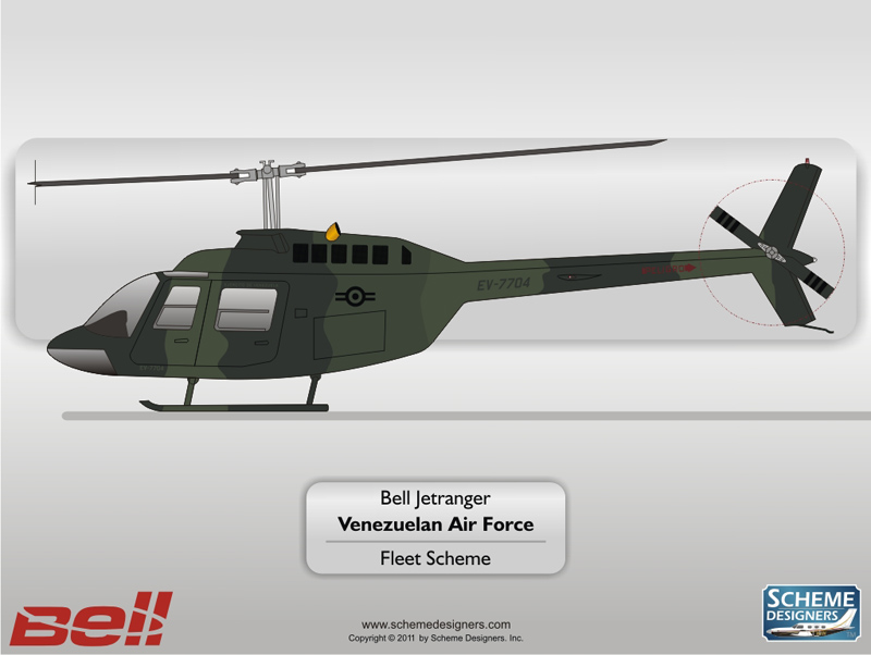 Warbirds Jetranger Venezuelan Air Force by Scheme Designers