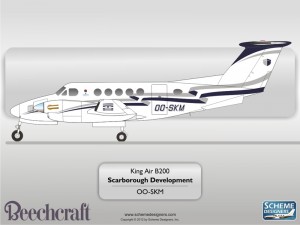 Beechcraft King Air B200 OO-SKM