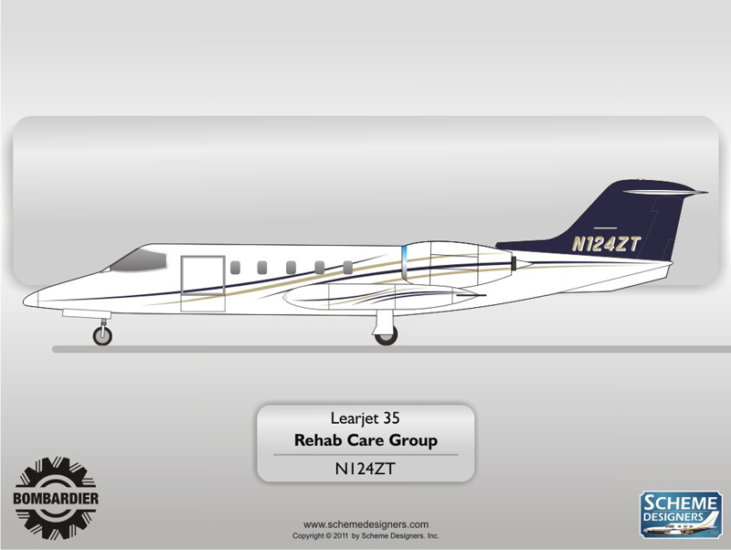 Learjet 35 N124ZT