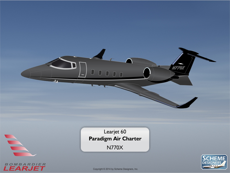 Learjet 60 N770X 3D