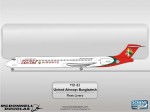 MD-83 United Airways Bangladesh