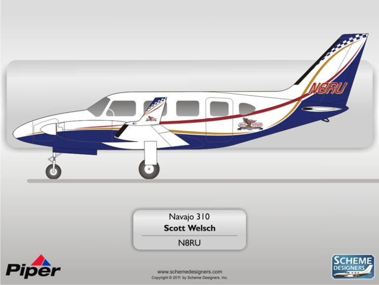 Piper Navajo 310 N8RU - Scheme Designers