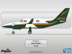 Piper P-Navajo N57JK by Scheme Designers