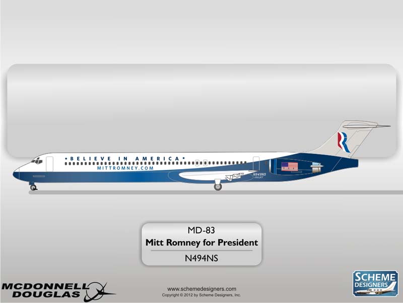 Romney MD-83 N494NS