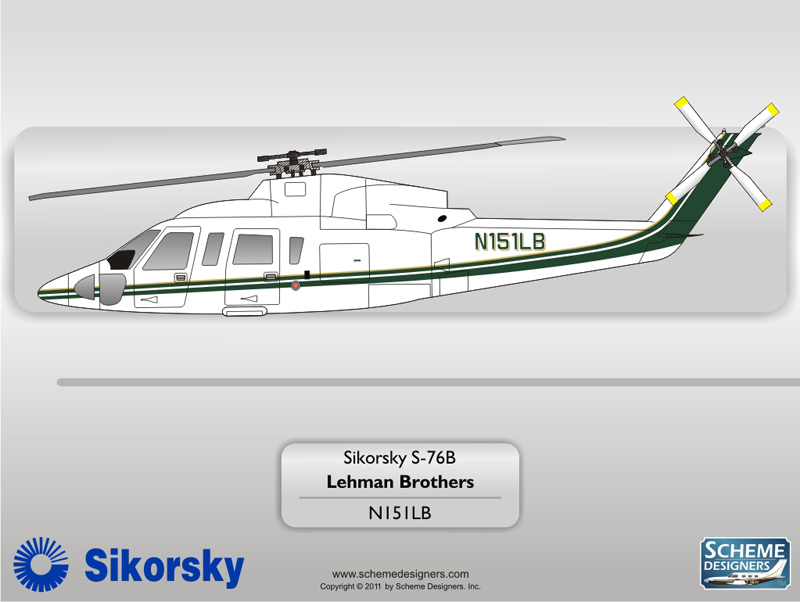 Sikorsky S-76B N151LB by Scheme Designers