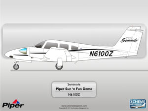 Piper Seminole N6100Z by Scheme Designers